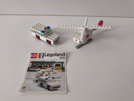 LEGO: Krankenwagen mit Hubschrauber (Nr. 653, 70er Jahre)
