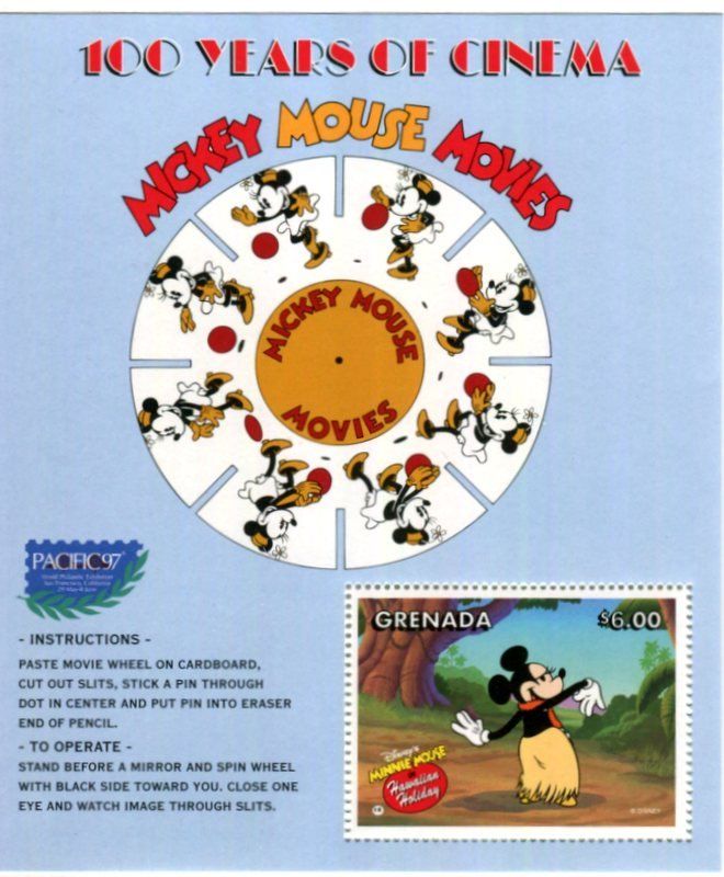 Tous les timbres: Block "Walt Disney. Micky Maus". Grenada – Neuf avec emballage d'origine à Basel par Butsch5