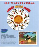 Block "Walt Disney. Micky Maus". Grenada
