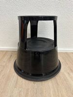 Tritthocker / Elefantenfuss ALCO schwarz aus Kunststoff