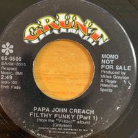 Papa John Creach - Filthy Funky (Part 1 & 2) / US-Promo 1972
