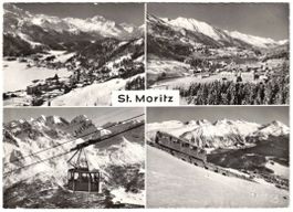St. Moritz - 4 Bild AK
