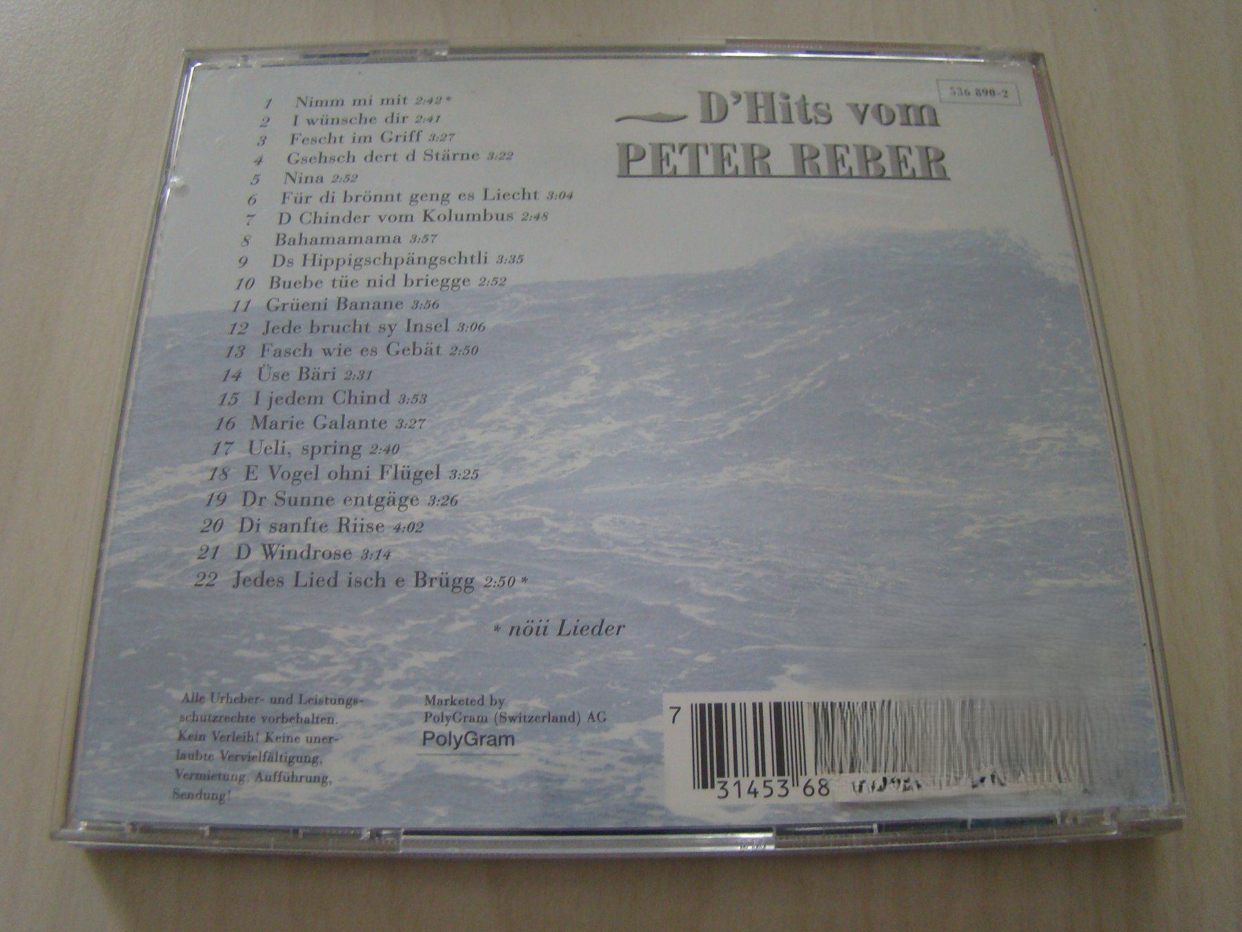 CD: CD Peter Reber - D'Hits vom Peter Reber – Usato da Malters venduto da burzi 1