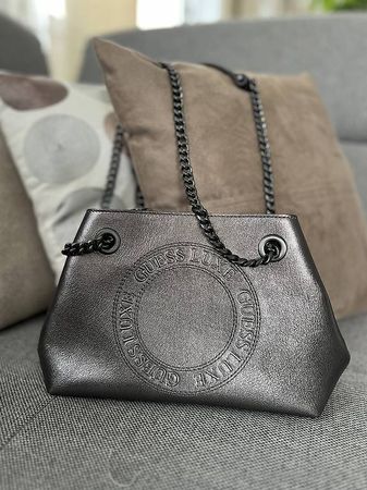 Sac à main GUESS argenté