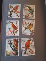 Collection de timbres anciens - Oiseaux exotiques!