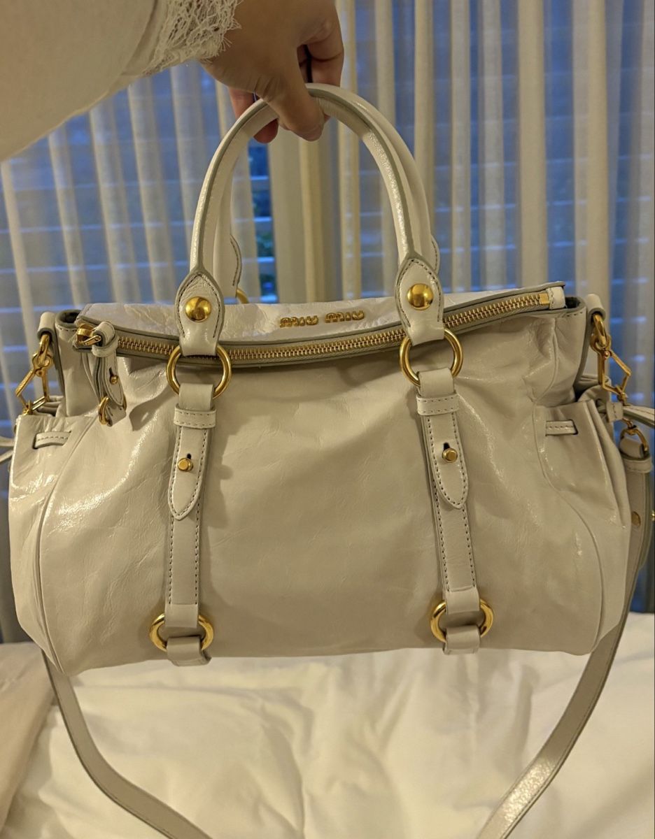 Miu Miu Borse da donna: Miu Miu Vitello Bag Weiss – Nuovo (secondo la descrizione) da Urdorf venduto da Lija.x 2