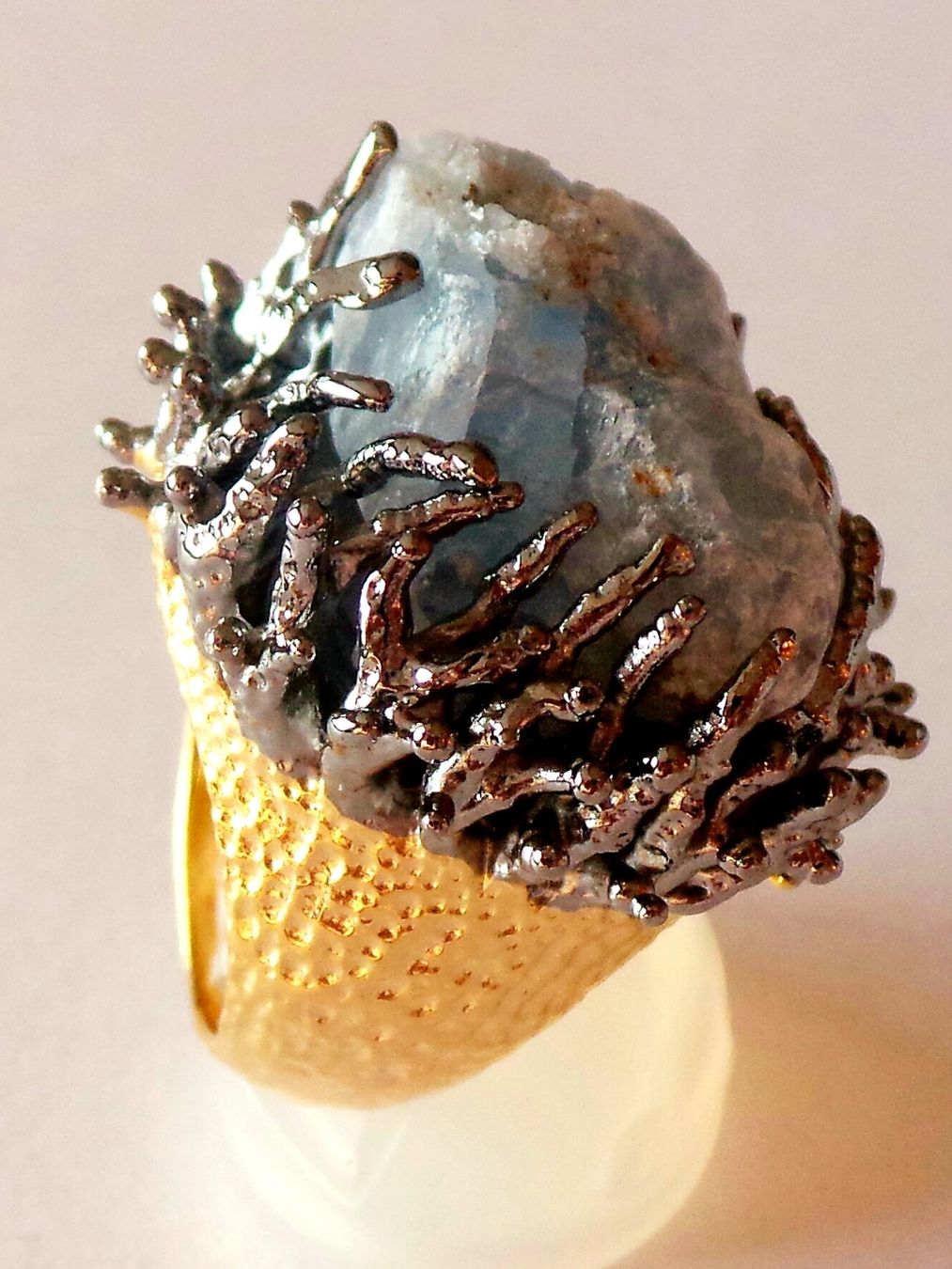 Ringe: Aquamarin ungeschliffen Ring – Neu (gemäss Beschreibung) aus Zürich von adriben 9