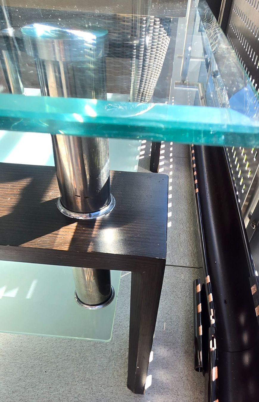 Tische: Table basse moderne en verre transparent – Gebraucht aus Collombey von pie_v5pv 3