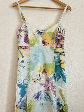 Nienhaus Sommerkleid, Gr.42, Blumenmuster, 100% Baumwolle