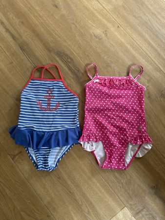 Maillots de bain fille Petit Bateau et Zara taille 74-92