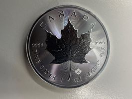 1 Unze Silber Canada Maple Leaf 2022