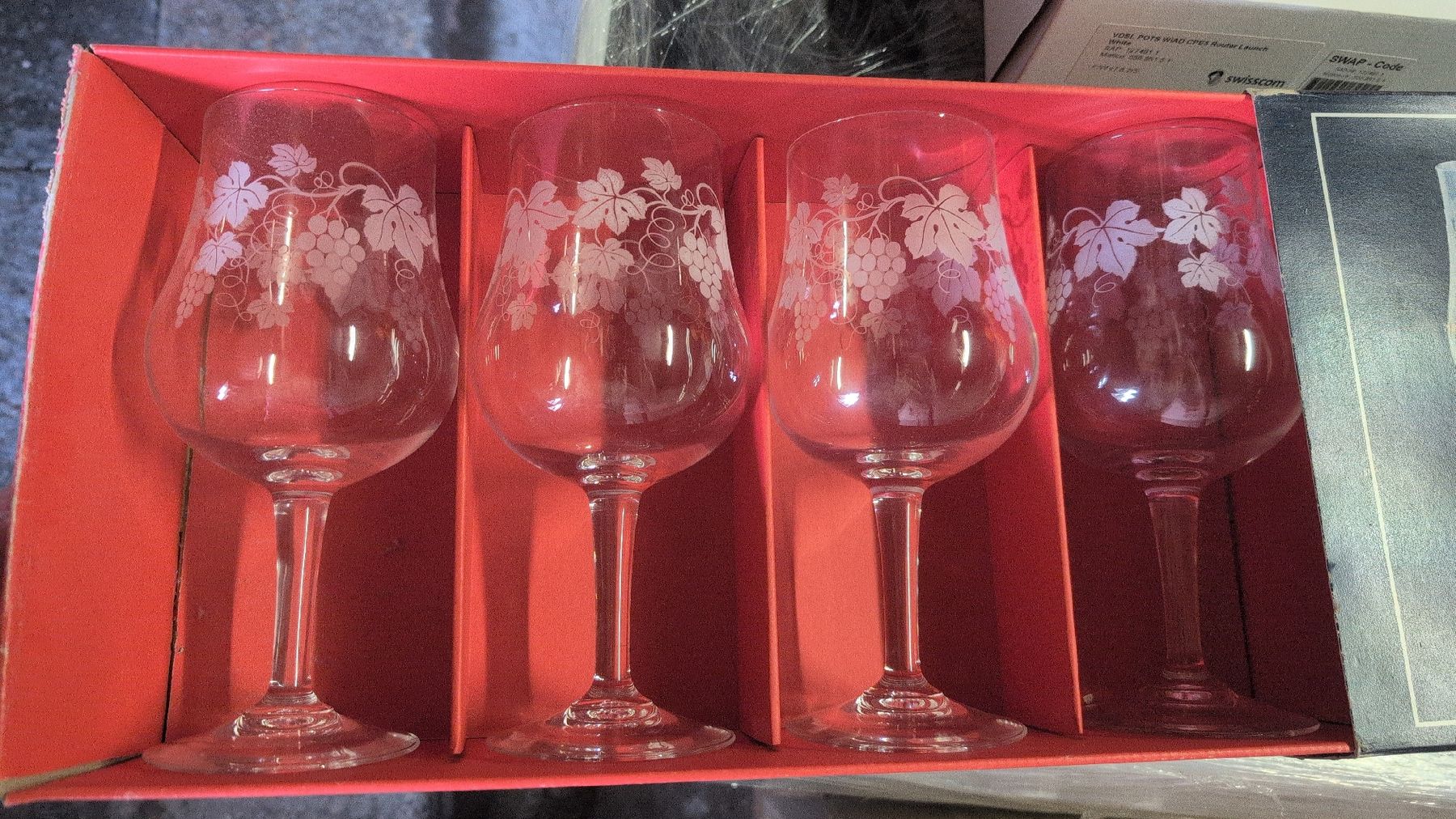 Bicchieri: Set 4 bicchieri Grand Vignoble Cristal d'Arques – Usato da Monnaz venduto da dan_9287 2