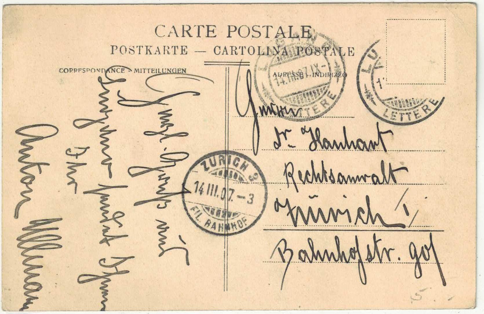 Cartoline postali: Gandria - Riva – Usato da Ettingen venduto da Kartenplanet 1