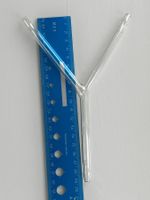 Laborbedarf: Dreiwegverbindungsstück, 10 mm, Y-förmig