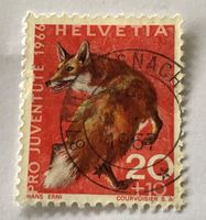 PRO JUVENTUTE  BRIEFMARKEN GESTEMPELT   