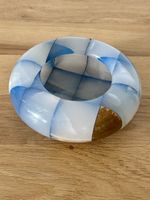 Edler Achat/Onyx Mosaik Aschenbecher oder Schale D 10cm