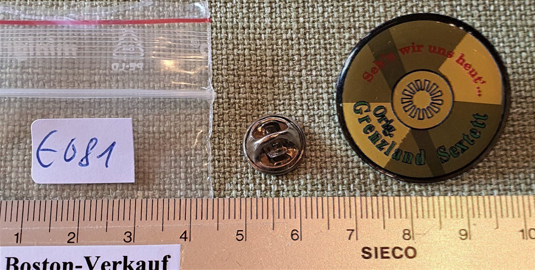 Placchette & Badge: E081 - Pin Original Grenzland Sextett – Usato da Reinach BL venduto da Boston-Verkauf 2