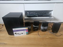 Sony Heimkino System 5.1 schwarz gebraucht funktionsfähig