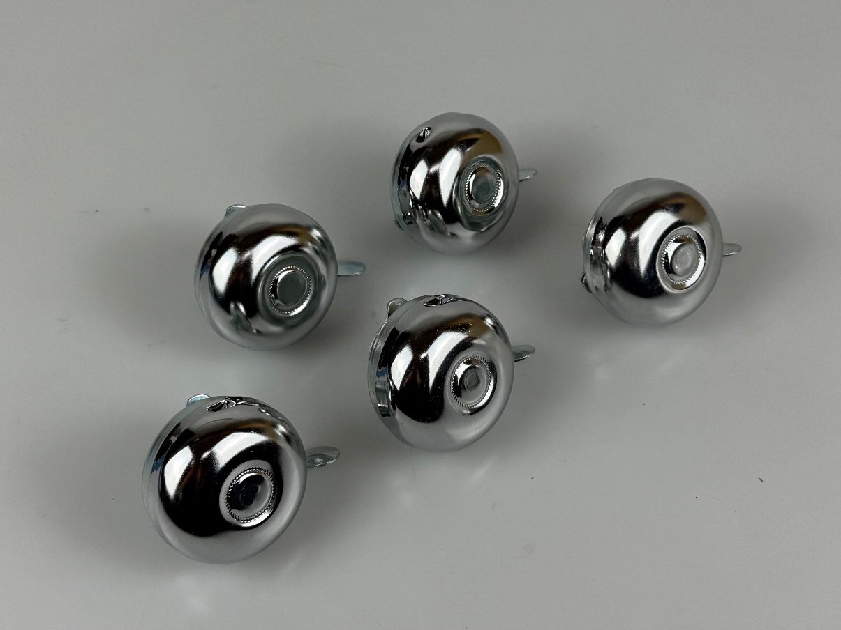 Puch Ciclomotori: 5X Mofa Glocken neu chrom – Nuovo (secondo la descrizione) da Hallau venduto da mofaplus