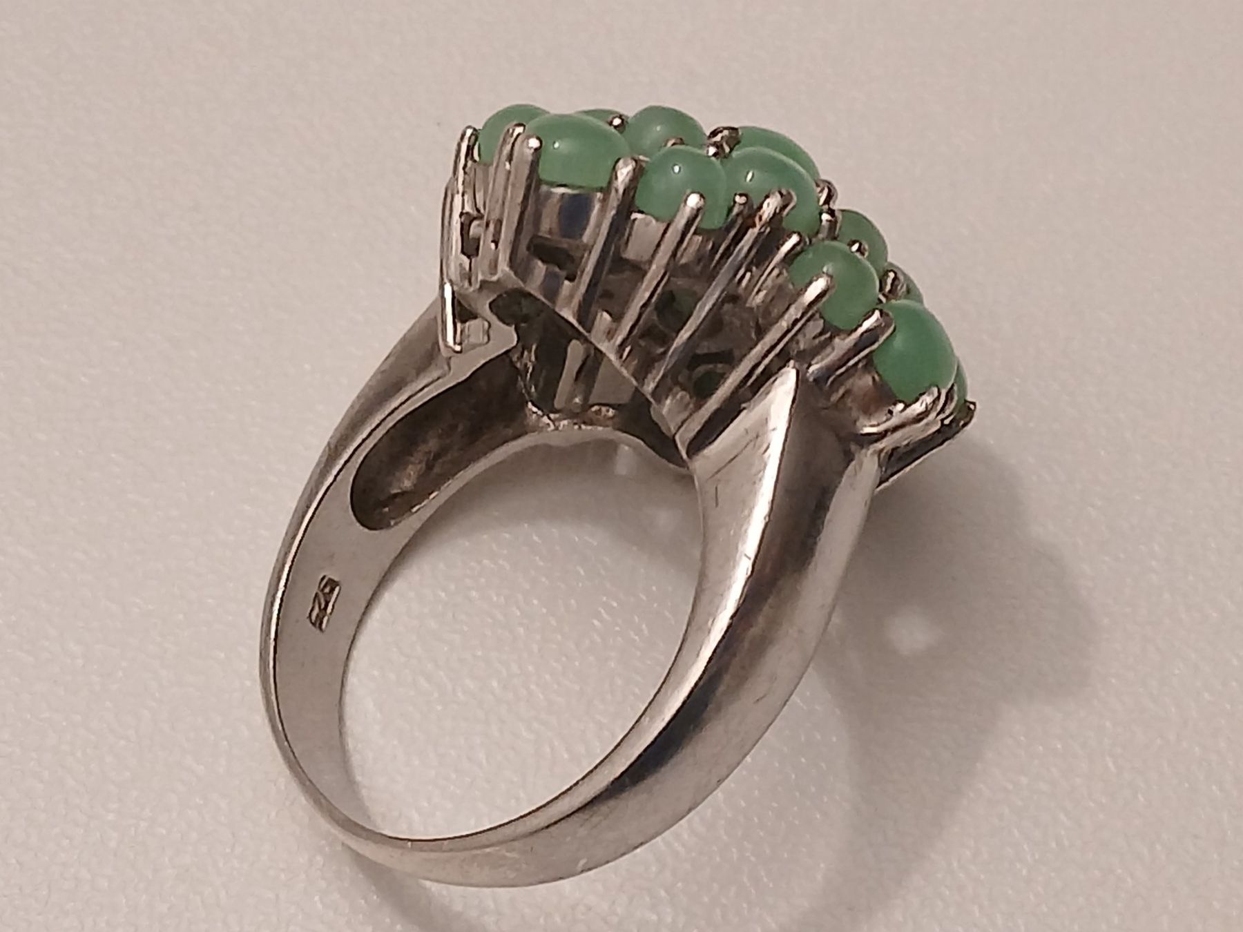 Anelli: Jade Ring Silber massiv – Usato da Eschenbach SG venduto da baradunja 4
