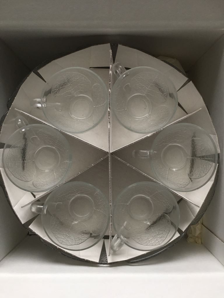 Bicchieri: Glas Punsch-Service – Nuovo e nell'imballaggio originale da Suhr venduto da Niti66 8