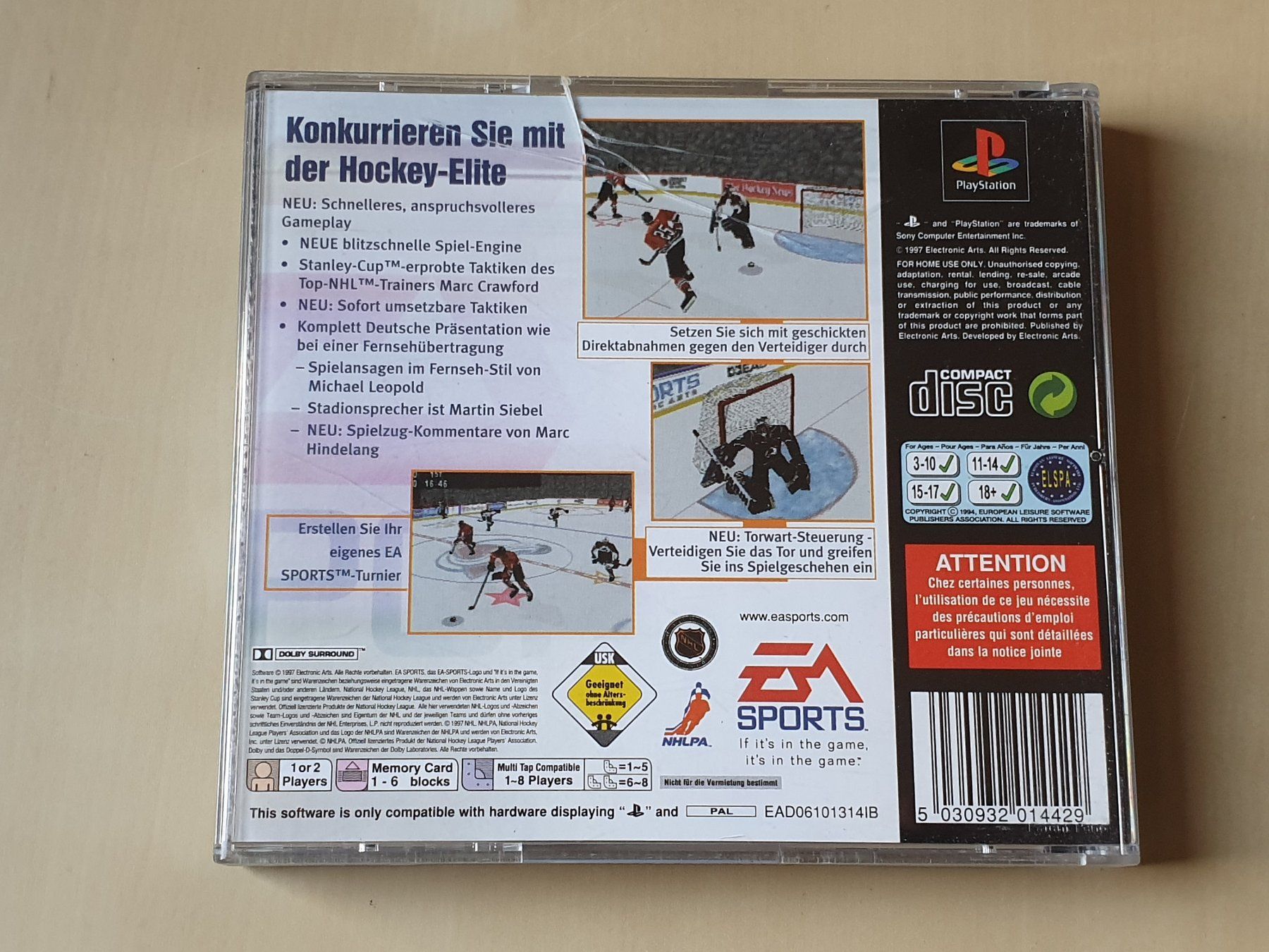 Sony Giochi: NHL 98 – Usato da Stansstad venduto da collectorsshop 1