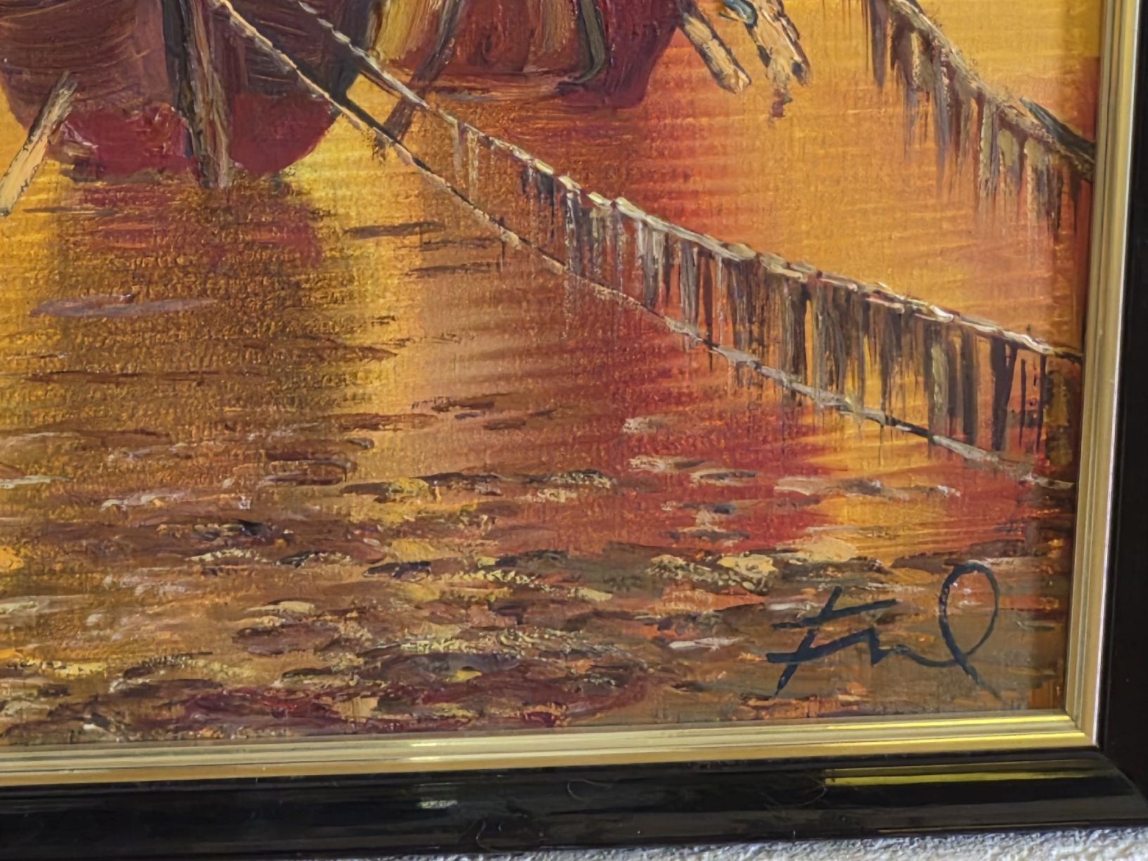 Dipinti: Oelbild vintage, 75cm x 65cm – Usato da Frauenfeld venduto da mel_2gqy 3