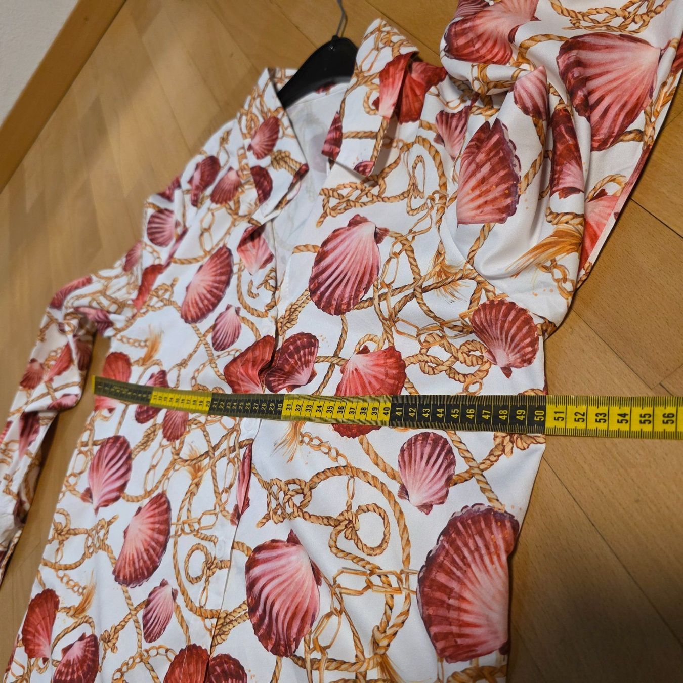 Vestiti: Sommer Hemdblusenkleid M Muschelprint – Usato da Wald ZH venduto da CapLux 7