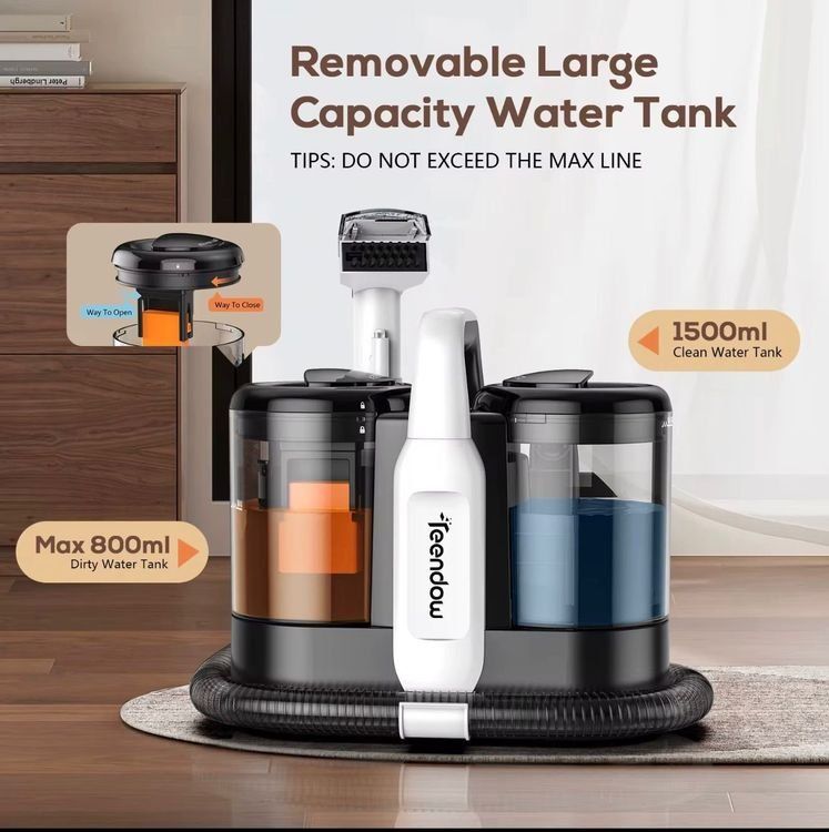 Aspirapolveri & Accessori: Handheld vacuum cleaner for sofas and carpets – Nuovo e nell'imballaggio originale da Leukerbad venduto da wor_sf98 2