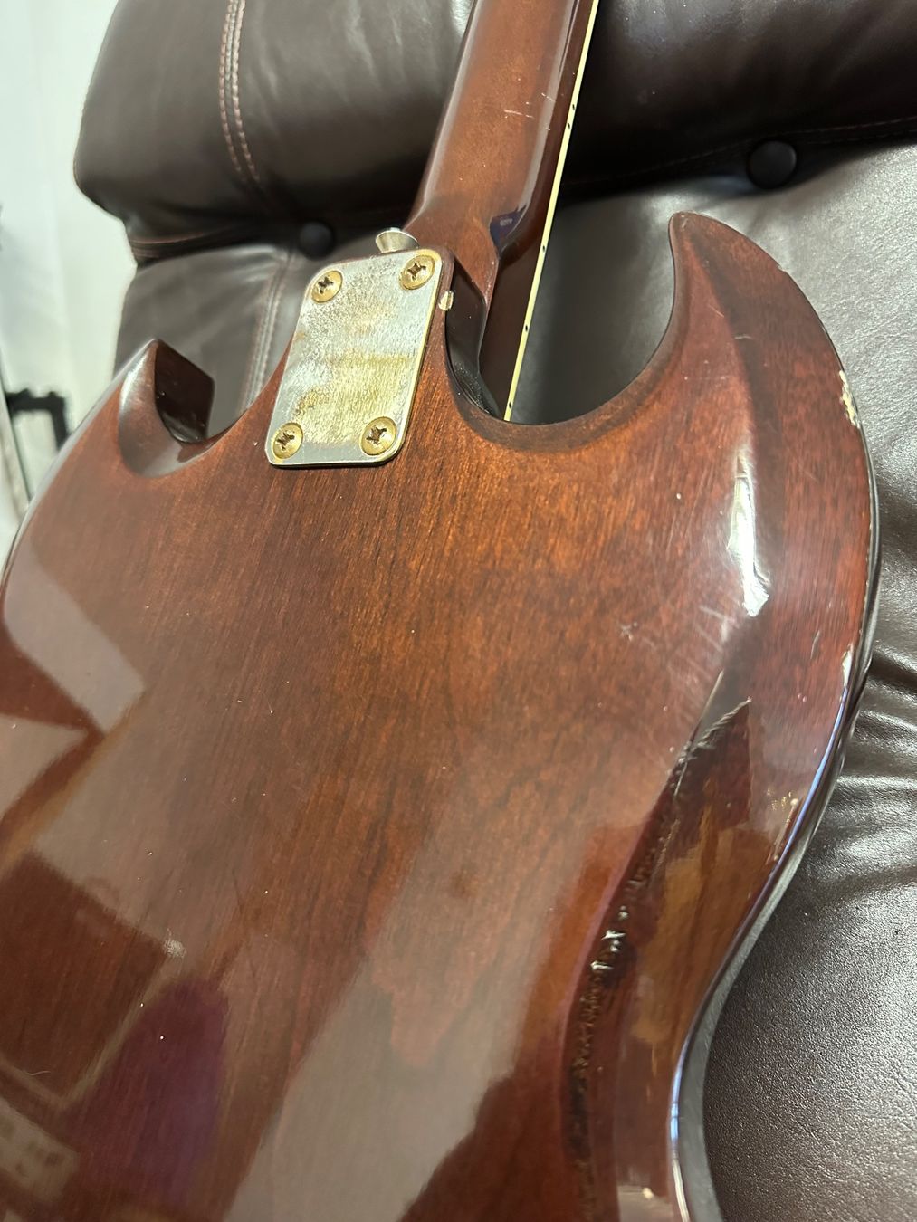 Ibanez Strumenti musicali: Ibanez 3SG pre law area 70s – Usato da Tschierv venduto da Screamingwolfguitars 4
