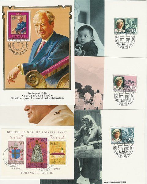 Tutti i francobolli: Maxi-Karten FL Nr. 45-80 (FC424Z) – Usato da Seuzach venduto da Harri19 2
