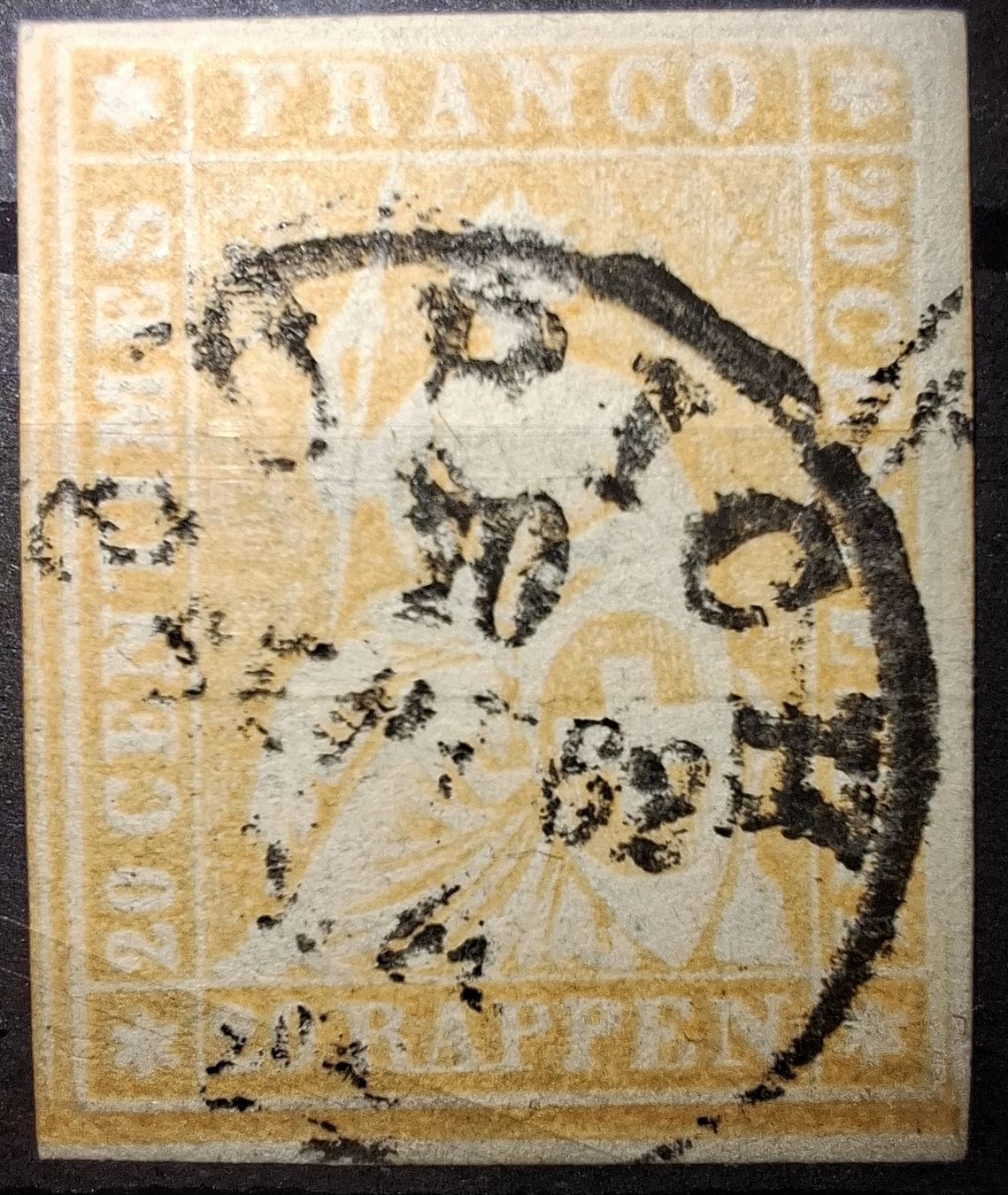 Alle Briefmarken: Lot Strubel G - Druck Periode Kat. 1220.- – Gebraucht aus Balgach von SIMEON27 6