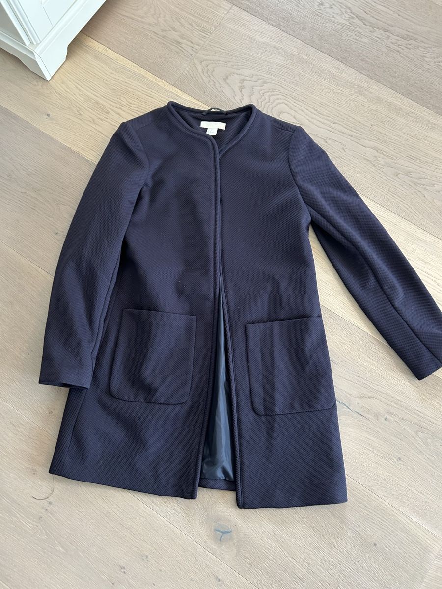 H&M Mäntel: Mantel Blazer Jacke H&M Gr. 38 blau – Gebraucht aus Zug von Gibbi80