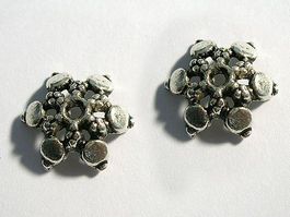 Tibetsilber Perlenkappen *70 Stück*