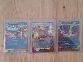 Cartes Pokémon Mega Sharpedo EX, Mega Lopunny EX, Mega Ge...