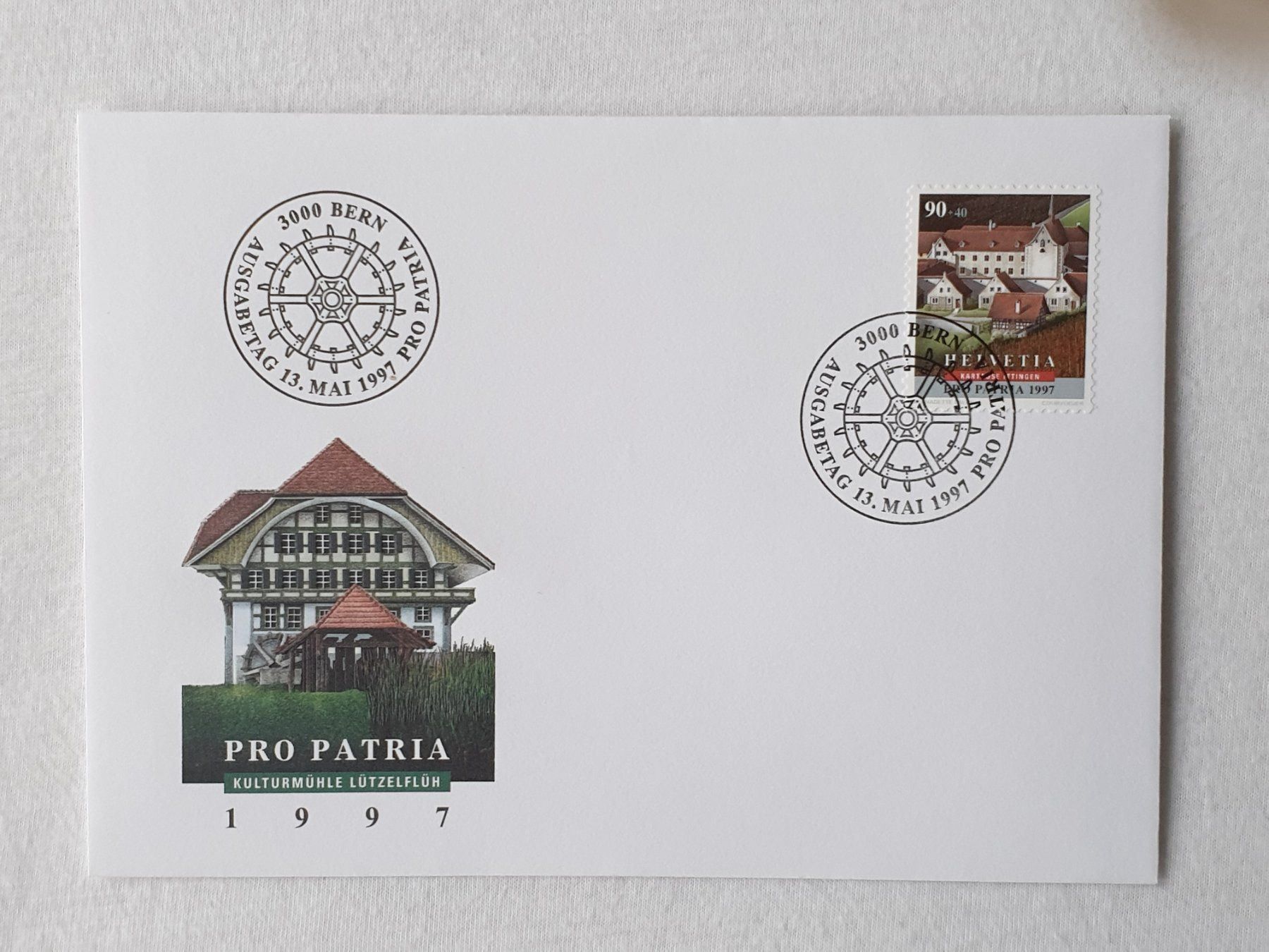 Tutti i francobolli: (148)   Pro Patria 1997 mit ET Stempel – Usato da Schwarzhäusern venduto da Inot3 6