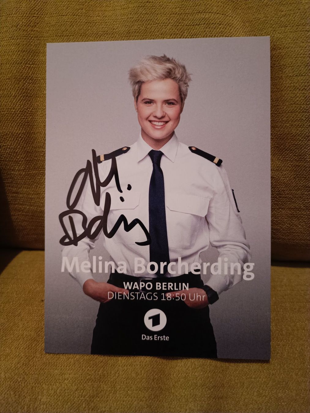 Autografi: Oska Melina Borcherding - handsigniert – Usato da Menziken venduto da Autogramme