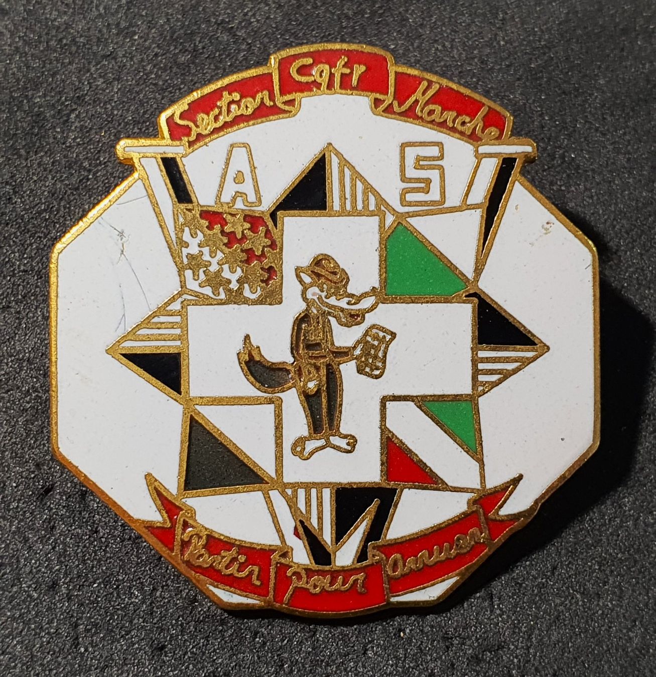 Plaquettes & Badges: W482 - Pin Section CQFR Marche Wolf – D'occasion à Reinach BL par Boston-Verkauf