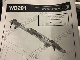 2 Stk. Fahrradträger Whispbar WB201