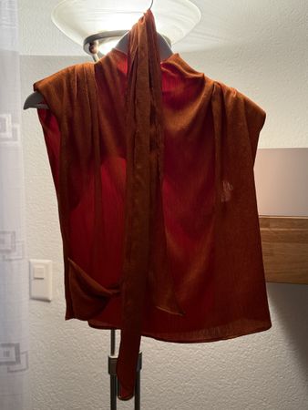 Damen Bluse orange Grösse XS sehr guter Zustand