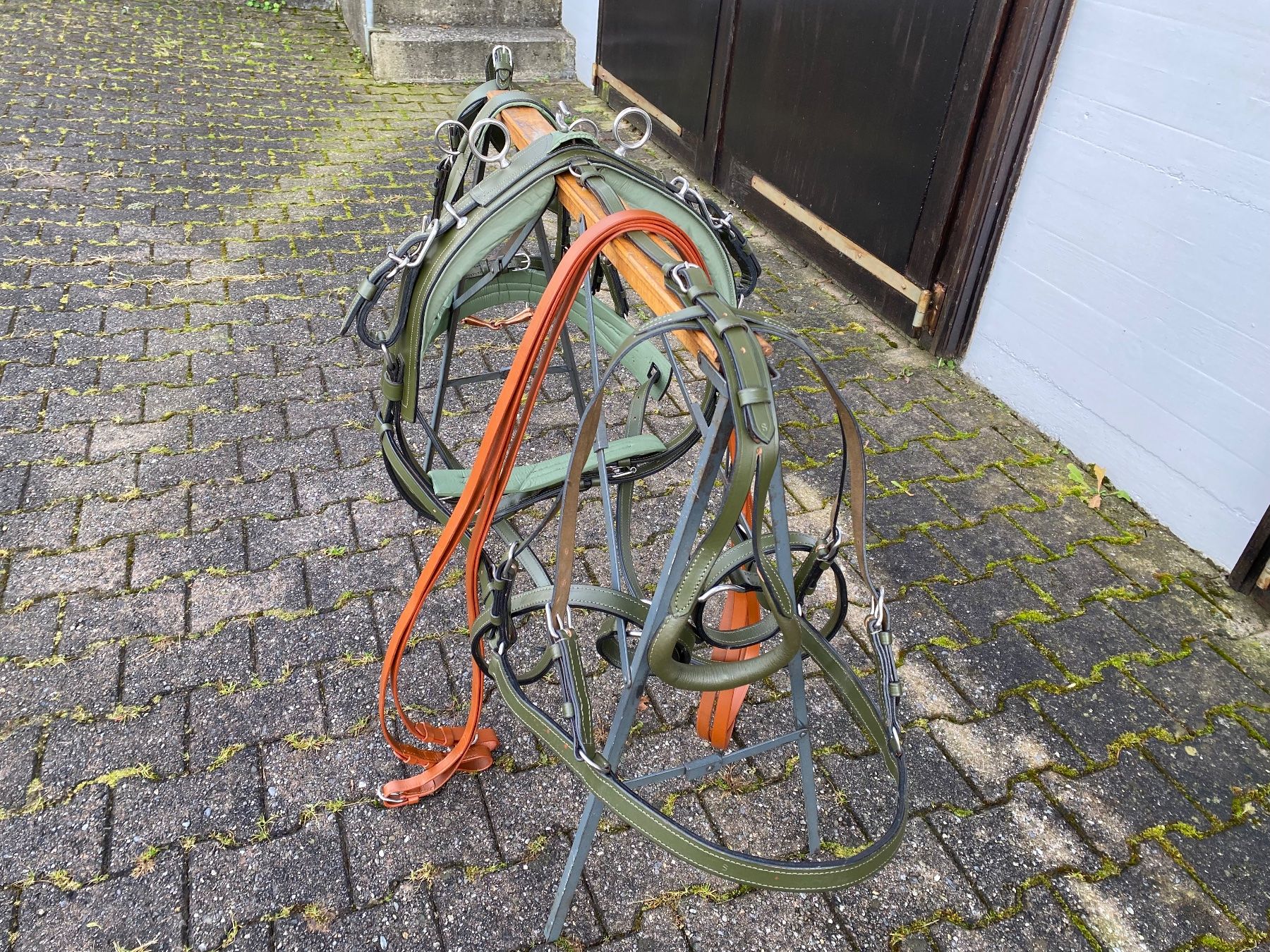 Carrozze: schönes dunkelgrünes Shettygeschirr – Usato da Feldbach venduto da Fea1 8
