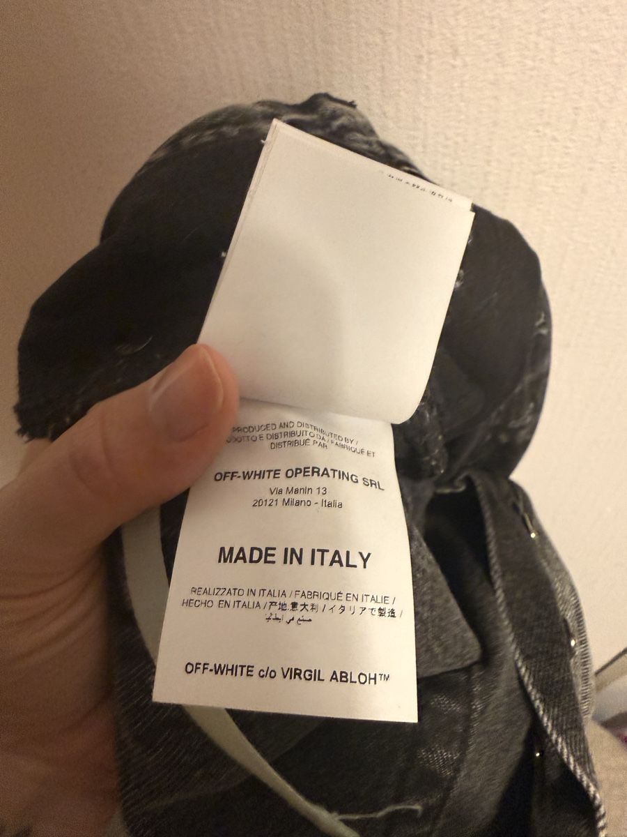 Off-White Jeans: Jean Off-White gris délavé taille 36 – Usato da Monnaz venduto da MDVintage 1