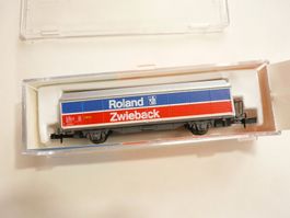 ROCO N HBIS WAGEN " ROLAND ZWIEBACK " NEU UND OVP