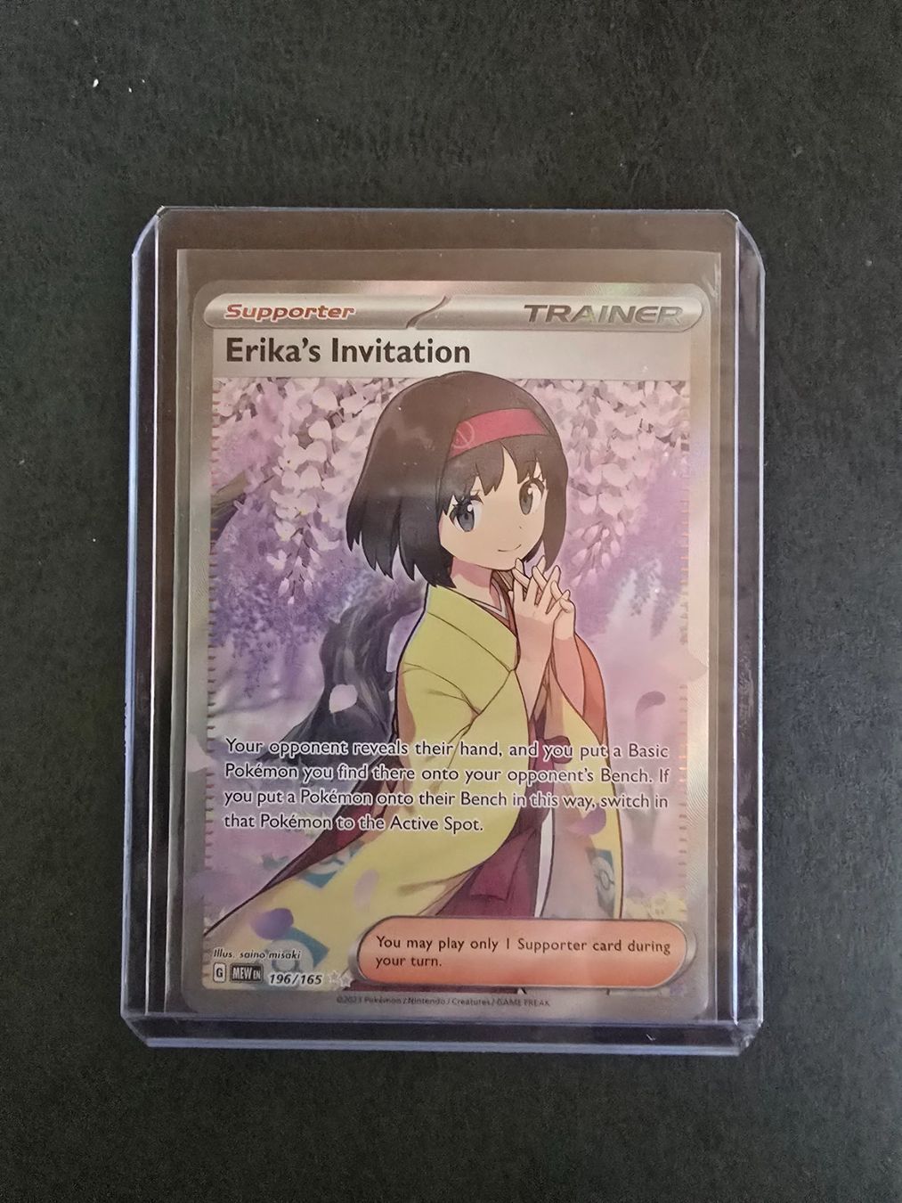 Pokémon Carte collezionabili: Erikas Invitation Pokemon Trainer EN 196/165 – Usato da triesenberg venduto da wisi369 2