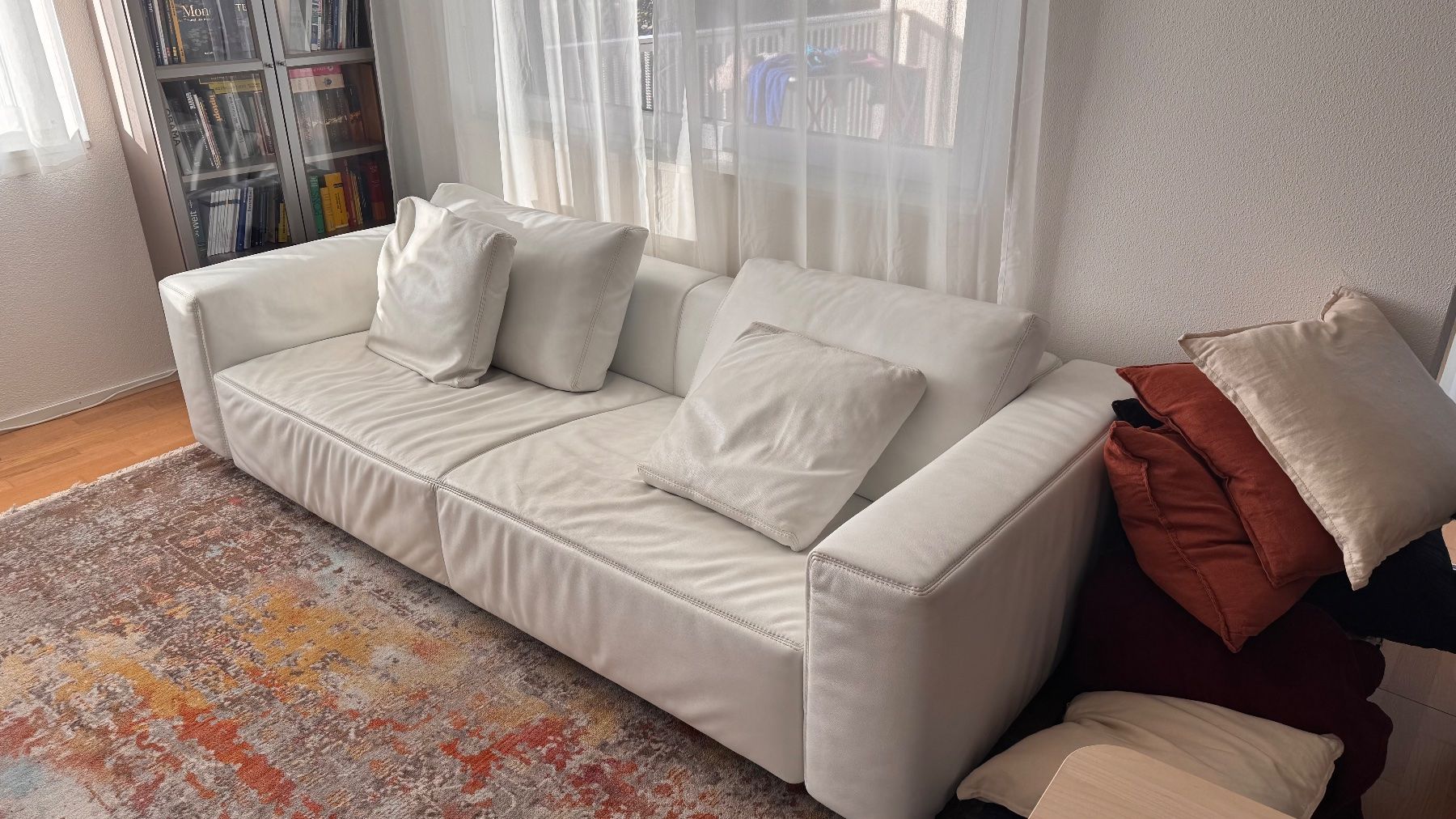 Divani: Ledersofa Weiss – Usato da Strengelbach venduto da TatjanaJost