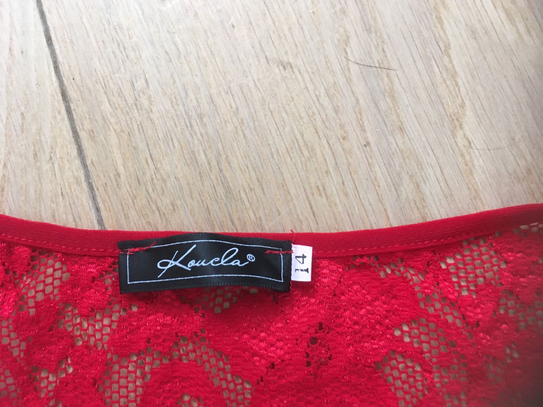 Vestiti: Partykleid rot Gr.38 Marke Koucla – Nuovo (secondo la descrizione) da Gächlingen venduto da Tara_devi 1