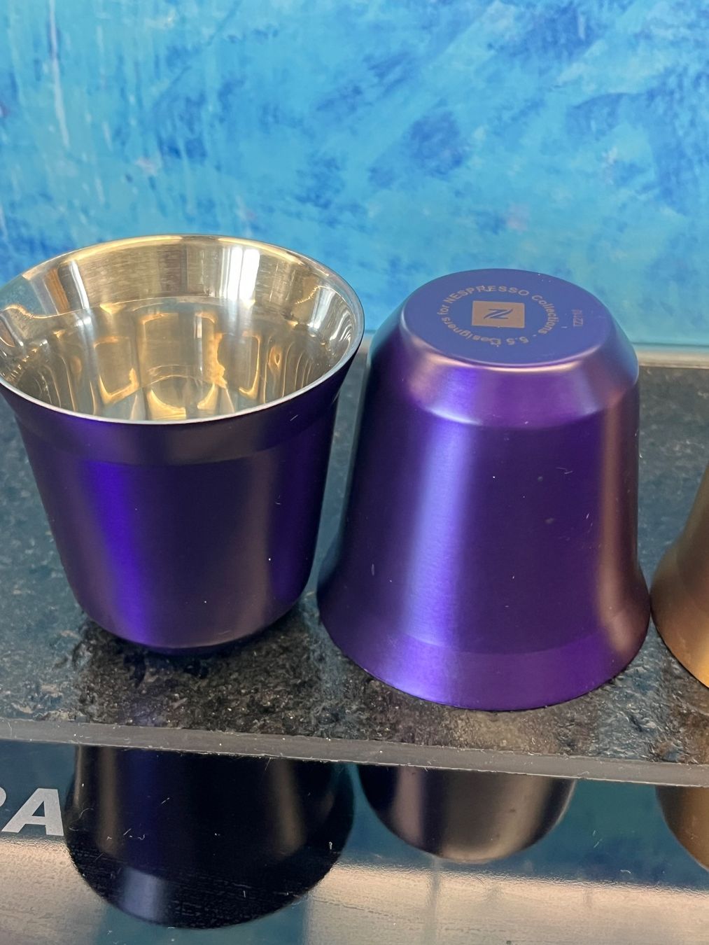 Nespresso Tazze: 4 Nespresso Pixie Espressotasse Espresso Geschirrset Metall – Usato da Frauenfeld venduto da Babytimmy 2