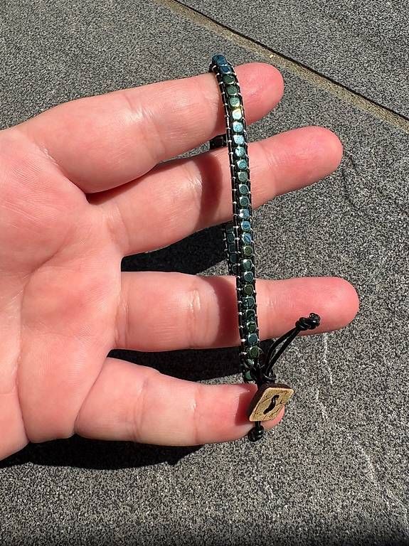 Bracciali & Braccialetti: Bracciale macrame con ematite  – Usato da Salorino venduto da Ann_db