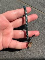 Bracciale macrame con ematite 