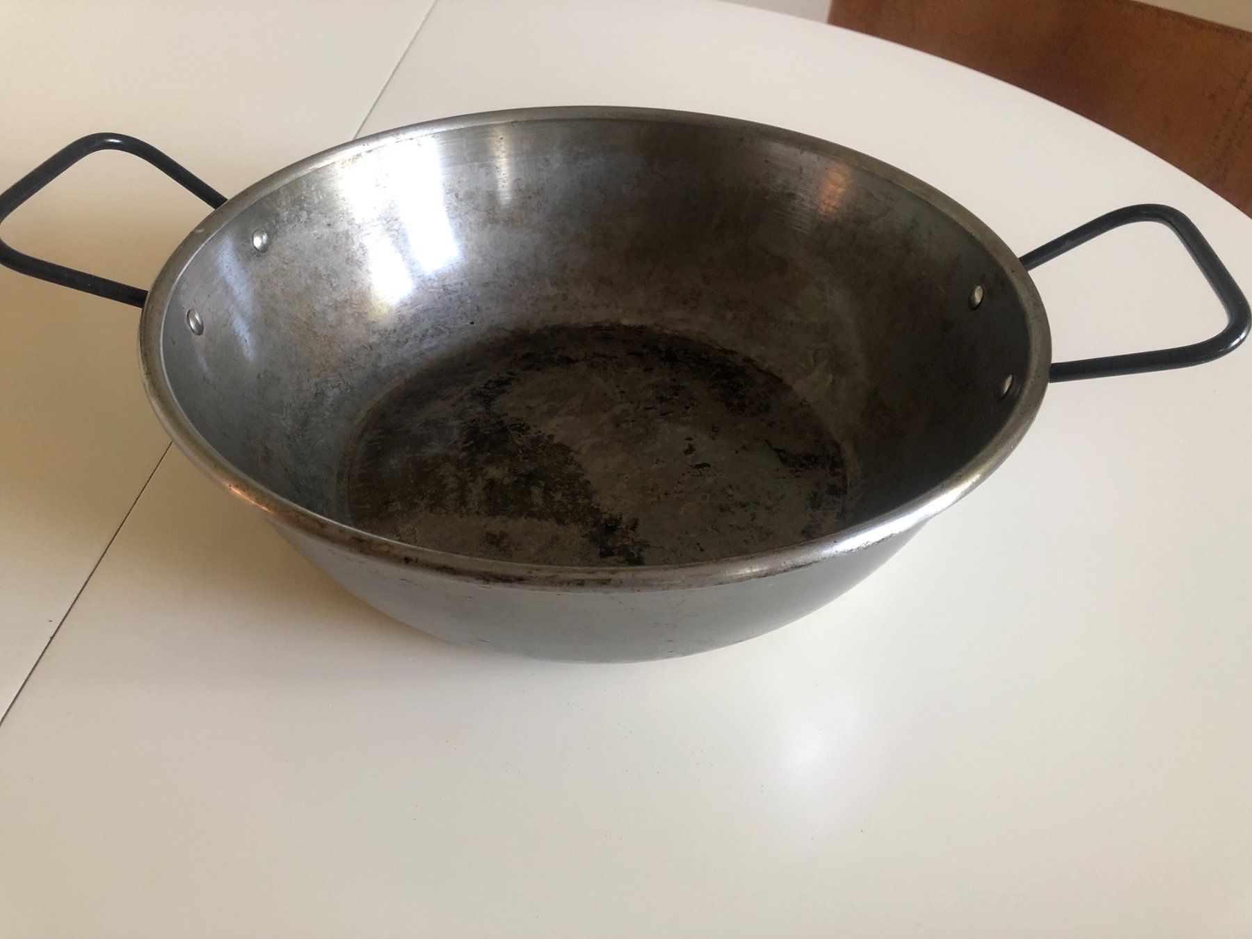 Padelle: Wok oder Paella-Servierpfanne aus Stahl – Usato da Bassersdorf venduto da sammelfloh